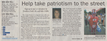 Scan of an article in the Morgan Hill Times by writer Angela Young