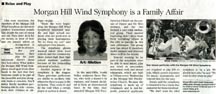 Scan of an article in the Morgan Hill Times by writer Angie Young