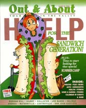 Cover of March 2006 issue of Out & About the Valley magazine