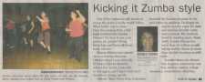 Scan of sports column by writer Angela Young