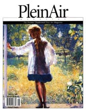 Cover of the August 2005 issue of Plein Air magazine