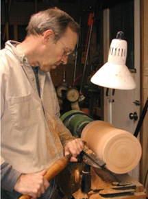 Dewey Garrett turning wood