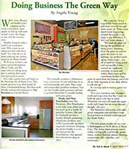 Article by writer Angela Young in Out & About the Valley magazine