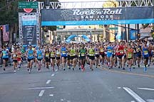 The start of the 2012 half marathon